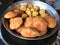 Indian Street Dal kachori with vada Food