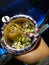 Indian street food panipuri, golgupa