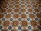 Indian Style Pattern Inlaid Marble Floor in the Old Palace of Rajasthan, India
