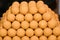 Indian sweet for Diwali , besan laddu or ladoo Indian traditional dessert or mithai