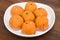 Indian sweet for Diwali , besan laddu or ladoo Indian traditional dessert or mithai