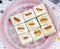 Indian Sweet Food Badam Barfi