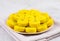 Indian Sweet Food Kesar Peda