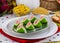 Indian Sweet Food Watermelon shaped Mawa Burfi