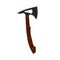 Indian tomahawk axe vector icon illustration. Native american tribal weapon. Vintage ethnic handle warrior blade