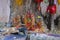 Indian tradition or worshipping banyan tree, Brihadeeswarar Temple, Thanjavur, Tamil Nadu