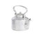 Indian Traditional Silver Tea Pot on White Background