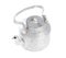 Indian Traditional Silver Tea Pot on White Background