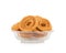 Indian Traditional Snack Chakli on White Background