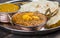 Indian Traditional Thali Food Kadai Paneer