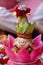 Indian traditional wedding ceremony : Decorative coper kalash