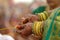 Indian Traditional Wedding: haldi ceremony