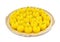 Indian Traditional Yellow Sweet Food Coconut Laddoo