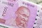 Indian Two Thousand Rupee Note with Mahatma Gandhi Portrait