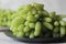 Indian variety of green seedless grapes with a long finger like shape