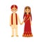 Indian wedding couple