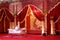 Indian wedding stage mandap