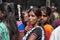 Indian women on Market in Bangalore
