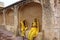 Indian Women with Traditional Dress at Amber Fort