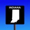 Indiana highway sign