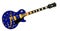 Indiana State Flag Guitar