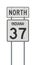 Indiana State Highway road sign