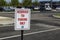 Indianapolis - Circa April 2017: Volkswagen Cars and SUV Dealership Sign allowing parking for TDI Only IX