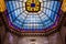 Indianapolis - Circa February 2018: Indiana State Capitol Rotunda. The beautiful stained glass dome window is original III