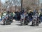 Indianapolis Metropolitan Police with Motorcycles are at the Annual St Patrick\'s Day Parade