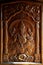 Indians traditional wood carving door design_Lord Ganesh
