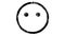 Indifferent emoticon animation