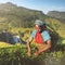 Indigenious Sri Lankan Tea Picker Agricultural Farm Concept