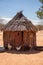 Indigenous African Wooden Hut of Himba with Chicken