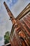 Indigenous Cedar Plank Longhouses and Totem Poles at K`san Village, Hazelton, Britsh Columbia, Canada