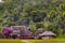 Indigenous Houses at Amazonia Ecuador