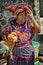 Indigenous Maya woman Seller at the Chichicastenango Market in Guatemala