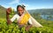 Indigenous Sri Lankan Tea Picker Concept