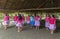 Indigenous Women Dancing Celebration, Amazon Rainforest