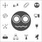 an indignant smiley icon. web icons universal set for web and mobile