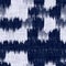 Indigo blue batik dyed effect texture background. Seamless japanese repeat pattern swatch. Painterly tie dye motif