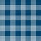 Indigo Blue Tartan Seamless Background. Vector Illustration.