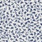 Indigo dyed fabric leaf pattern texture. Seamless textile fashion cloth dye resist all over print. Japanese kimono block