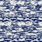 Indigo dyed fabric random flecks pattern texture. Seamless textile fashion cloth dye resist all over print. Japanese