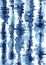 Indigo navy blue pattern abstract grunge and splash watercolor beautiful shibori tie dye paint Texture decoration on white