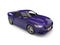 Indigo purple muscle car