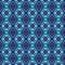 Indigo seamless portuguese ethnic tiles azulejos Blue ikat spanish tile pattern. Italian majolica. Mexican puebla talavera.