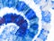 Indigo Spiral Shibori Texture. Cerulean Swirl Watercolor Layer. Beryl Ink Chinese Art. Azure Brush Painting. Blue Dirty Art Graffi