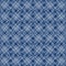 Indigo Stripe Tablecloth Vector Seamless Pattern.