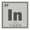 Indium chemical element