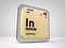 Indium - In - chemical element periodic table